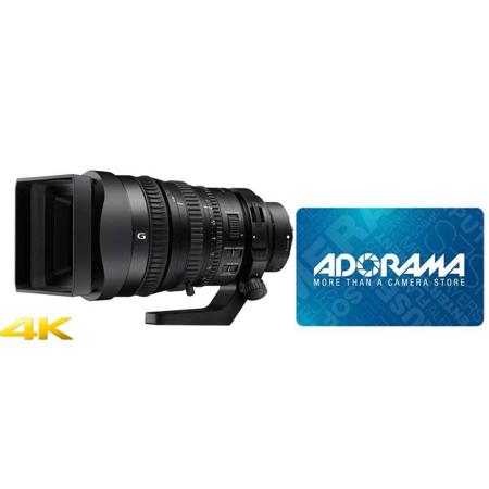 Sony 28-135mm F4 Full-frame Power Zoom E-Mount Lens w/$150 Gift Card