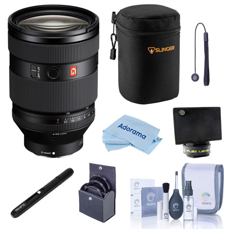 Sony FE 28-70mm f/2 GM Lens, Black, Bundle with Included Value