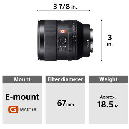 Sony FE 35mm f/1.4 GM Lens SEL35F14GM - Adorama Sony FE 35mm f/1.4 GM Lens SEL35F14GM - Adorama