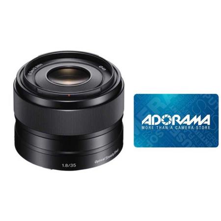 Sony 35mm F/1.8 OSS E-Mount Lens W/Adorama $50.00 Gift Certificate