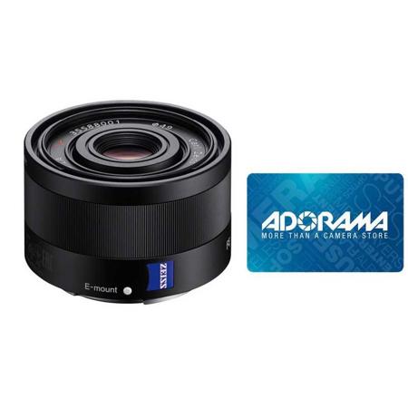 Sony Sonnar T* FE 35mm F2.8 Z E-Mount Lens W/Adorama $50.00 Gift Card