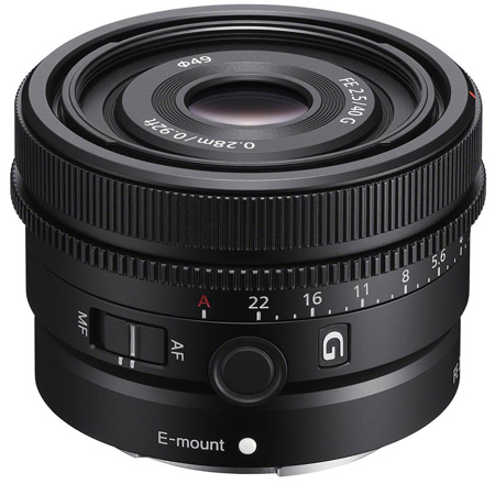Sony FE 40mm f/2.5 G Lens for Sony E with Hoya 49mm UV+CPL Filter