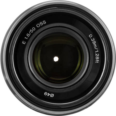 Used Sony 50mm F/1.8 OSS E-Mount Camera Lens - Sliver SEL50F18 - Adorama