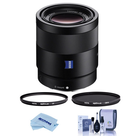 Sony Sonnar T* FE 55mm f/1.8 ZA Lens for Sony E with Hoya 49mm UV+