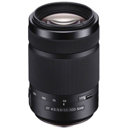 Sony 55-300mm f/4.5-5.6 DT SAM Telephoto Zoom Lens for A Alpha DSLR Cameras