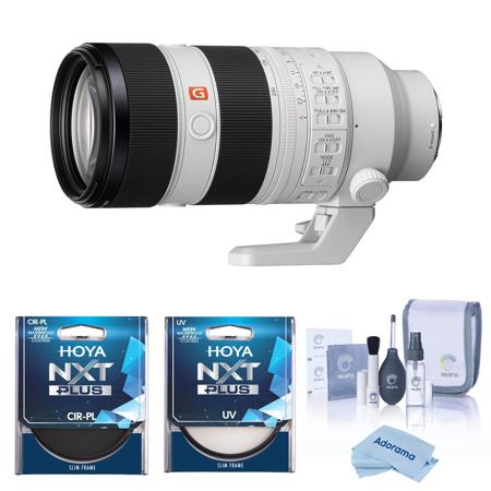 Sony FE 70-200mm f/2.8 GM OSS II G Lens, Bundle with Hoya 77mm UV and CPL Filters