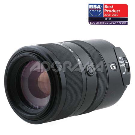 Sony 70-300mm f/4.5-5.6 Telephoto Zoom Lens with Super Sonic Wave Motor for A Alpha DSLR Cameras
