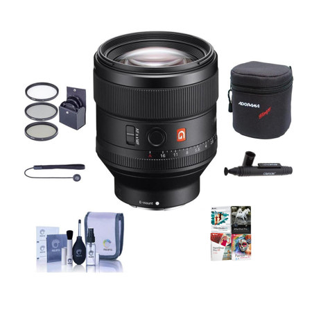 Sony FE 85mm F1.4 GM E-Mount Lens W/Free Accessory Bundle