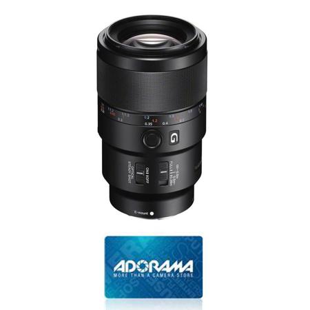 Sony FE 90mm F2.8 Macro G E-Mount Lens w/Adorama $50.00 Gift Card