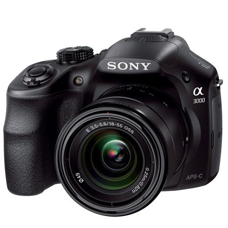 Sony A3000 Mirrorless Camera with 18-55mm E Mount Lens