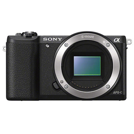 Sony Alpha A5100 Mirrorless Digital Camera Body, Black & Free Accessories