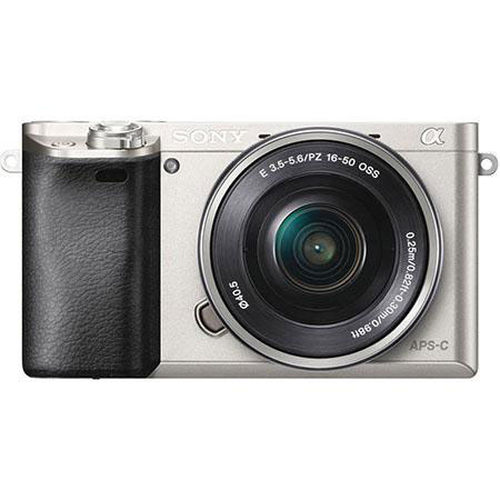 Sony Alpha A6000 Camera with 16-50mm E-Mount Lens,Silver With 50 1.8 Lens & Acc