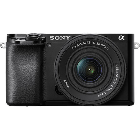 Sony Alpha a6100 Mirrorless Camera w/E PZ 16-50mm f/3.5-5.6 OSS II Lens, Black