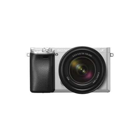Sony Alpha A6300 Mirrorless Camera Silver With 18-135mm OSS Zoom  Lens