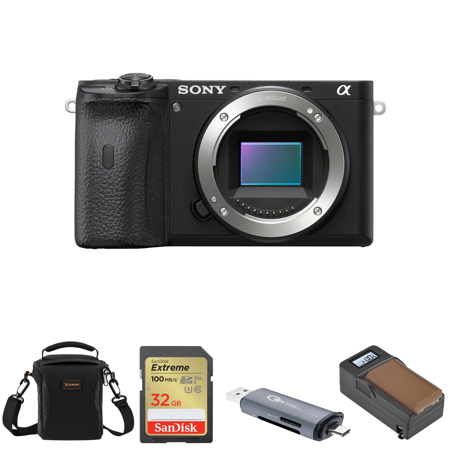 Sony Alpha a6600 Mirrorless Camera, Bundle with Included Value