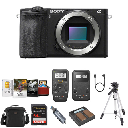 Sony Alpha a6600 Mirrorless Camera, Bundle with Accessory Kit
