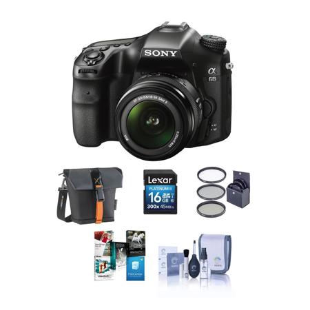 Sony a68 DSLR with 18-55mm DT SAM Lens and Free Accessories