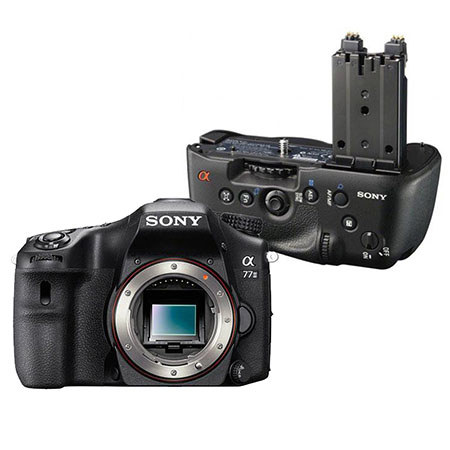 Sony Alpha 77 Mark II DSLR Body and VG-C77AM Vertical Grip