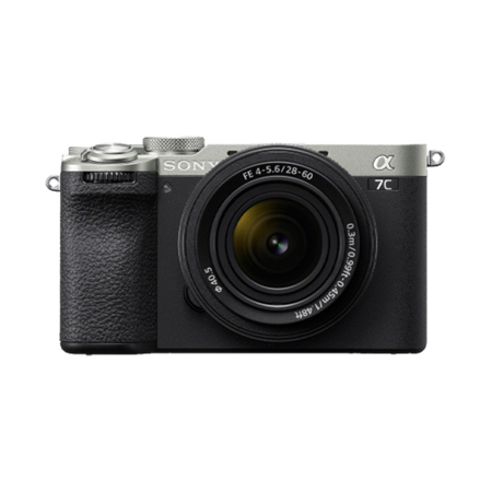 Sony Alpha a7C II Camera with FE 28-60mm f/4-5.6 Lens, Silver and