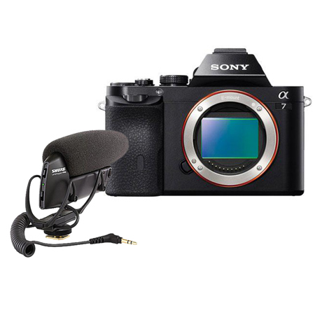Sony Alpha a7 Mirrorless Digital Camera Shure VP83 LensHopper