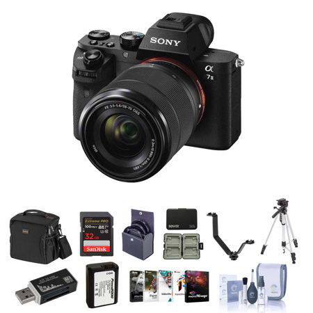 Sony Alpha 7 IV Full-Frame Mirrorless Interchangeable Lens Camera Bundle  with Battery and Charger, Camera Case and Accessory Bundle, Software Suite