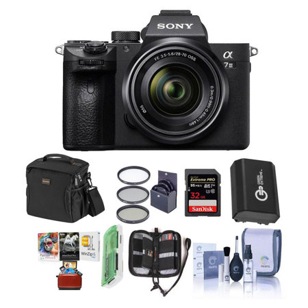  Sony a7 IV Mirrorless Camera + 64GB Extreme Pro SD Card +  Camera Bag : Electronics