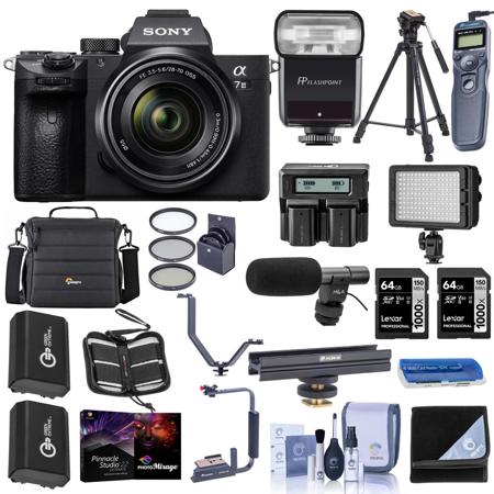 Sony Alpha a7 III 24MP 4K Mirrorless Camera with FE 28-70mm Lens W/ Pro ACC KIT