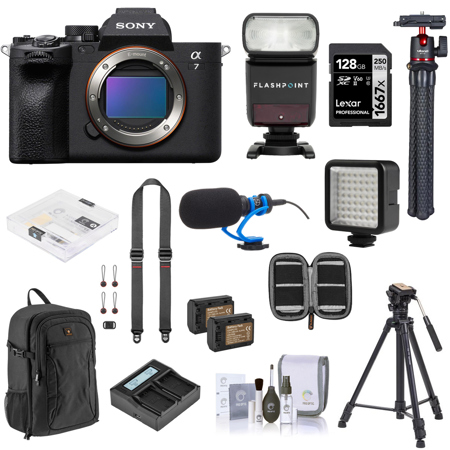 Sony Alpha a7 IV Mirrorless Camera, Bundle with Complete Kit