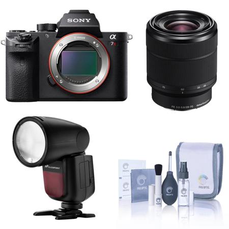 Sony a7R II Alpha FF Mirrorless Camera with FE 28-70mm f/3.5-5.6 OSS W/Flash Kit