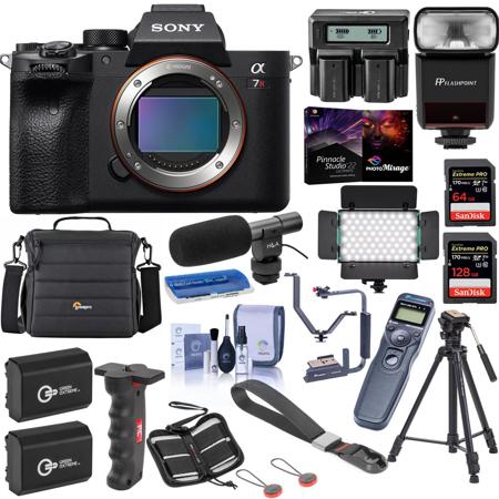 Sony a7R IV Mirrorless Digital Camera Body With Pro Accessory Bundle
