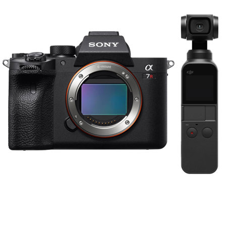 Sony a7R IV Mirorless Digital Camera Body W/DJI Osmo Pocket Camera