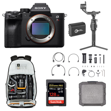Sony a7R IV Mirrorless Digital Camera Body - With DJI Gimbal Stabilizer And ACC
