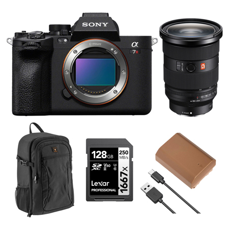 Sony Alpha a7R V Camera with FE 24-70mm f/2.8 GM II Lens, with Included Value