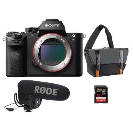Sony Alpha a7S II Mirrorless Digital Camera, 4K Internal Recording, Ultra  High Sensitivity WDR, Bundle With RODE VideoMic Pro Directional On-Camera 