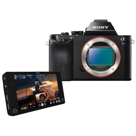 Sony Alpha a7S Mirrorless Camera w/Atomos Shogun 7" 4K HDMI Monitor & Recorder