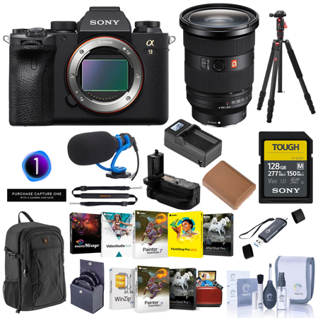 Sony Alpha a9 II Camera with FE 24-70mm f/2.8 GM II Lens, with Accessories Kit