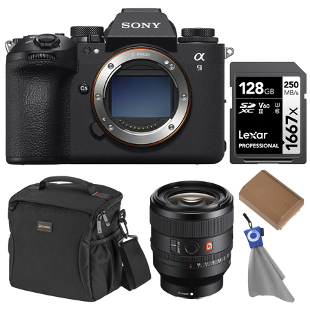 Sony Alpha a9 III Mirrorless Camera with FE 50mm f/1.4 GM Lens, w/Included Value