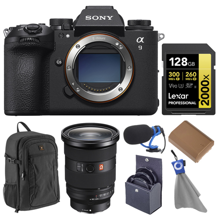 Sony Alpha a9 III Mirrorless Camera w/FE 24-70mm f/2.8 GM Lens, w/Essentials Kit