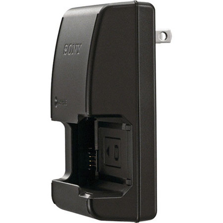 Sony BC-VW1, 100-240V AC Compact Battery Travel Charger with Retracting Plug, 50/60 Hz