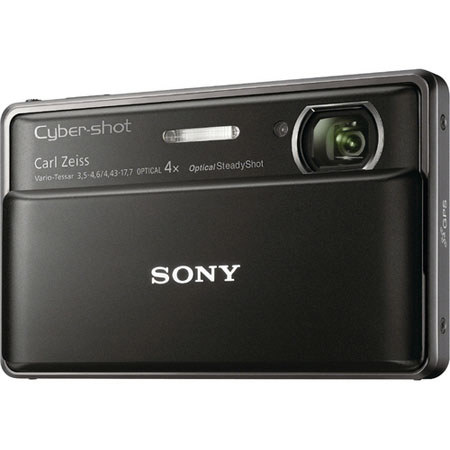 Sony Cyber-Shot DSC-TX100V Digital Camera, 16.2MP, Black