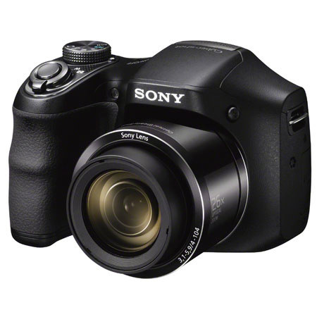 Sony Cyber-Shot DSC-H200 Digital Camera, Black,