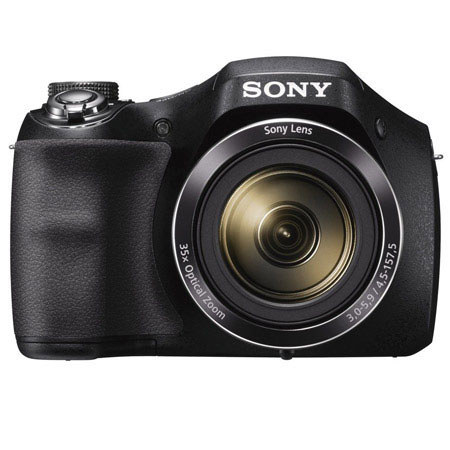Sony Cyber-shot DSC-H300 Digital Camera, 20.1MP Black with Basic Bundle