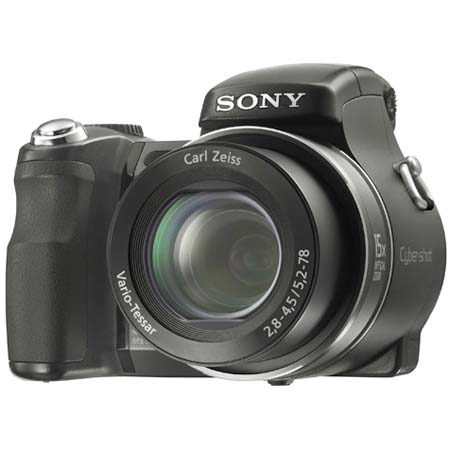 Sony Cyber-Shot DSC-H7B, Digital Still Camera, 8.1 Megapixel, 15x Optical, 2x Digital Zoom Lens, 2.5" LCD Screen, Black