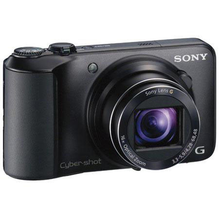 Sony Cyber-shot DSC-H90 Digital Camera, Black Bundle 16GB