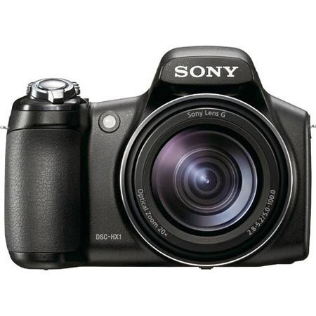 Sony Cyber-Shot DSC-HX1 Kit, 4GB Memory Stick, Black