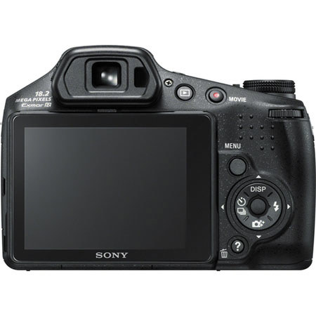 Sony Cyber-shot DSC-HX200V Digital Camera, 18.2MP, 1/2.3" Exmor R CMOS Sensor, Carl Zeiss Vario-Tessar Lens, 30x Optical Zoom, 3.0" LCD, USB, Black