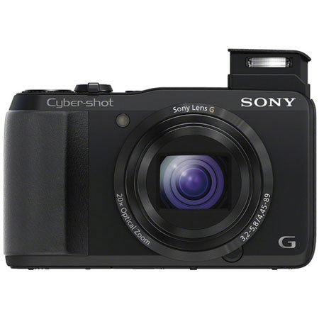 Sony Cyber-Shot DSC-HX20V Digital Camera, Black