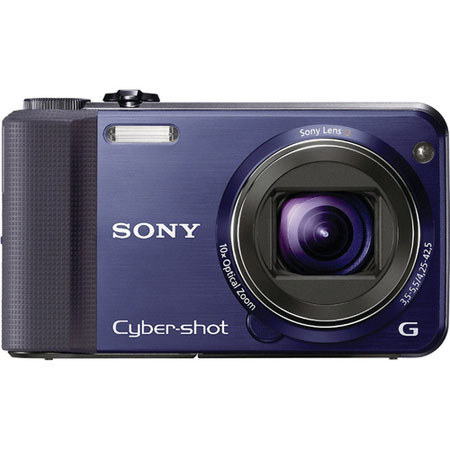 Sony Cyber-Shot DSCHX7V Digital Camera Blue Bundle