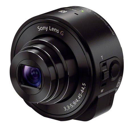 Sony DSC-QX10 Camera, Black, Bundle with 16GB Card, Tripod, & 3 Yr Ext Warranty