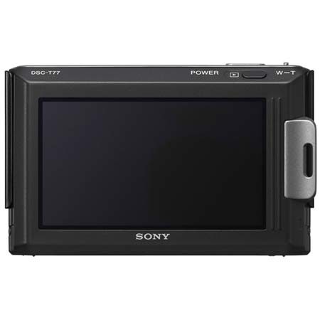Sony Cyber-Shot DSC-T77 Ult-Slim P&S Dig Cam,10.1MP,Blk